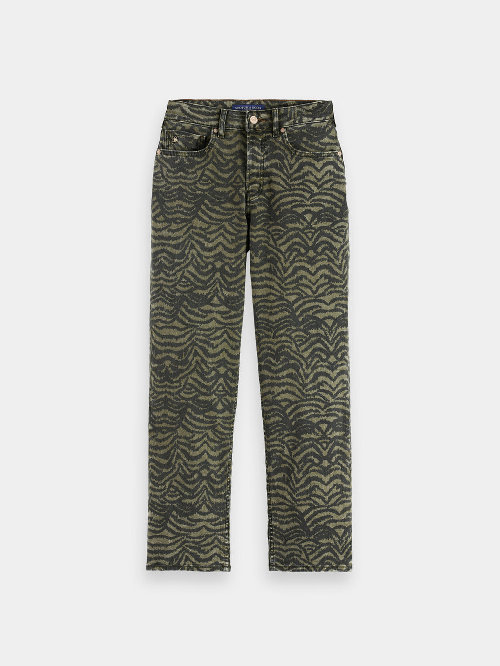 Sky straight fit jeans - Ikat Feather Thyme