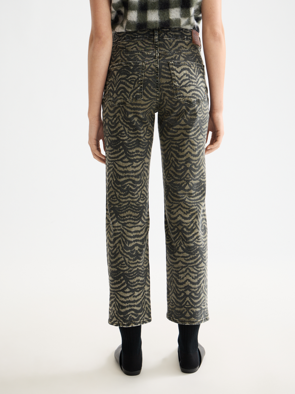 Sky straight fit jeans - Ikat Feather Thyme