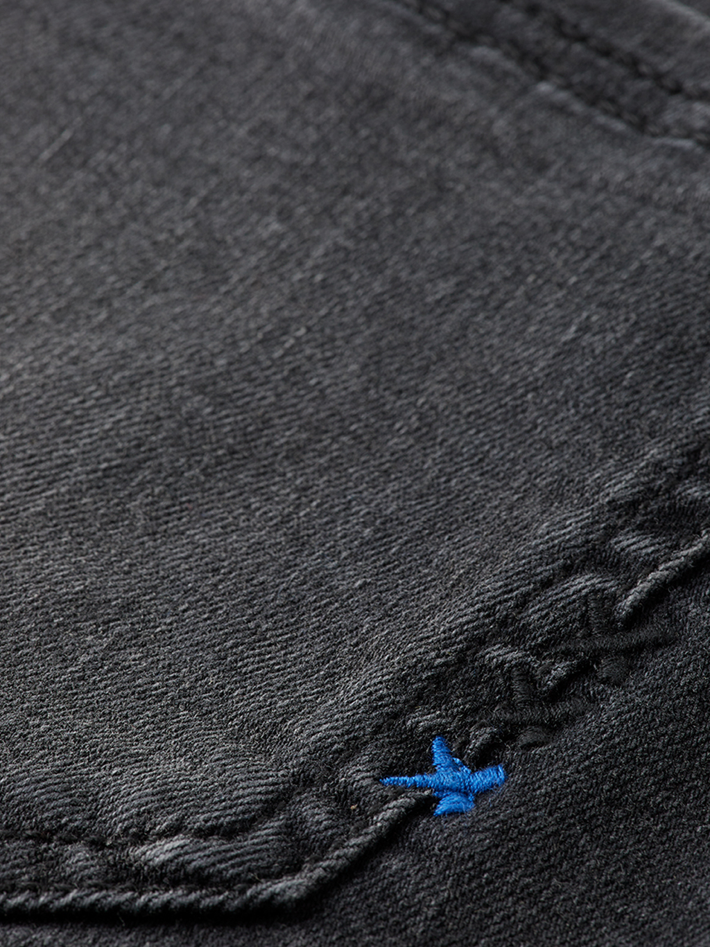 Core Ray Cut Off Denim Short - Black Night