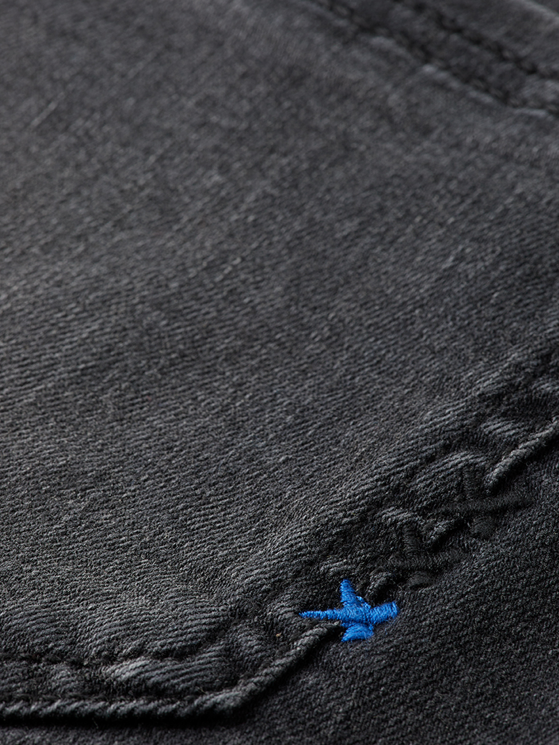 Core Ray Cut Off Denim Short - Black Night