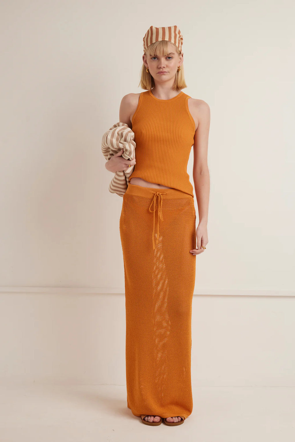 Grasslands Rib Cami - Marigold