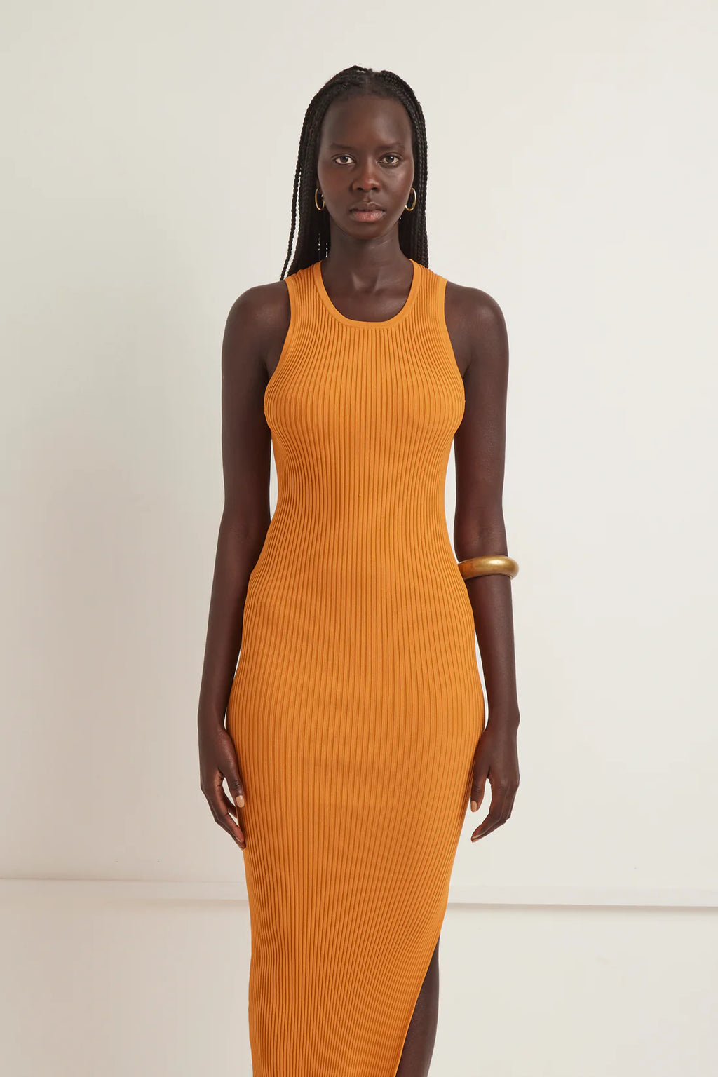 Grasslands Halter Dress - Marigold