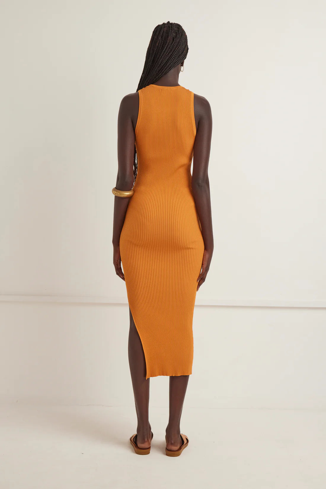 Grasslands Halter Dress - Marigold