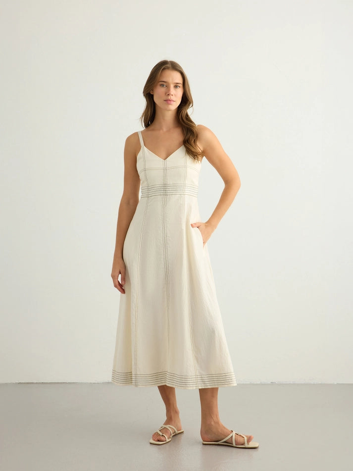 Eva Maxi Dress - Natural