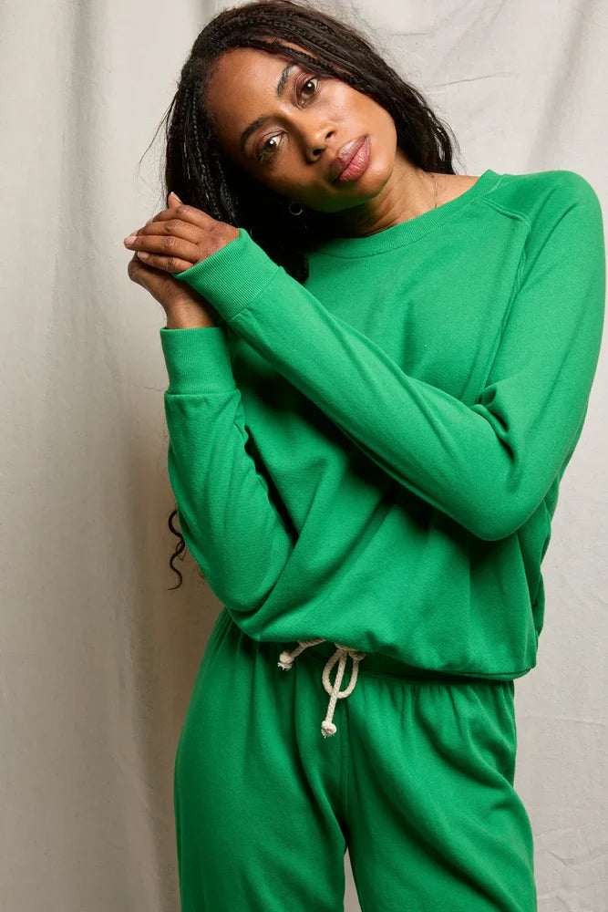 Alexi French Terry Sweatshirt - Grass