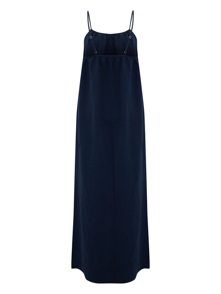 Bliss Flow Maxi Dress - Navy