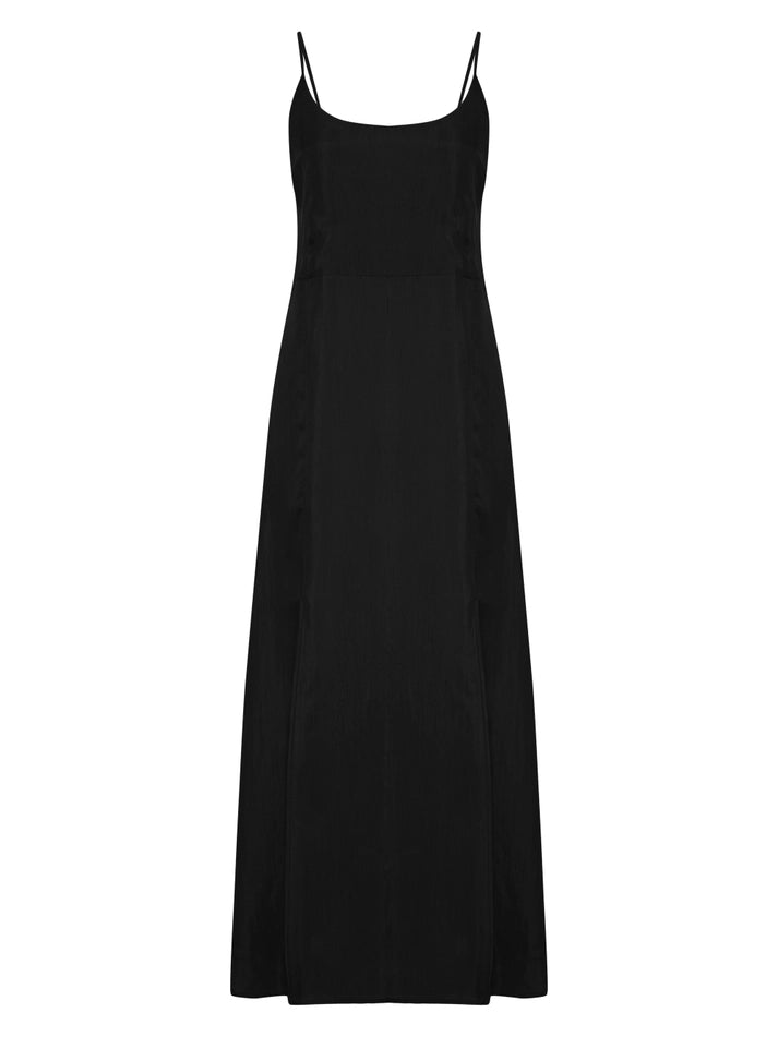 Lucid Flow Maxi Dress - Black