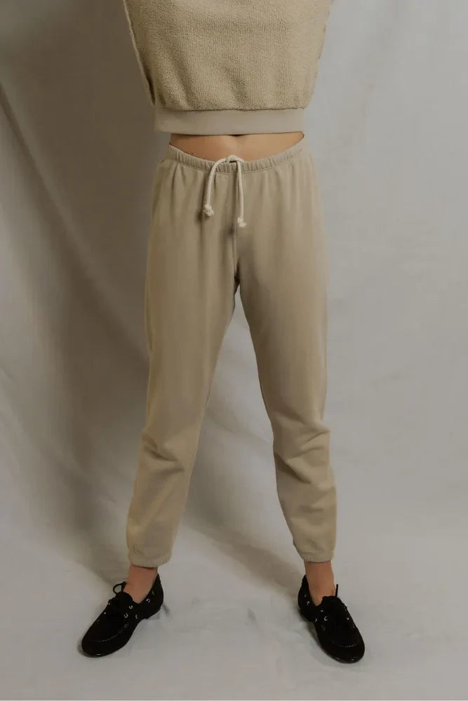 Johnny French Terry Sweatpant - Driftwood