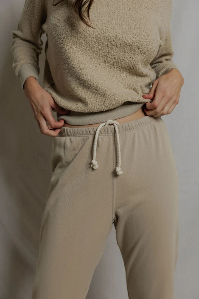 Johnny French Terry Sweatpant - Driftwood
