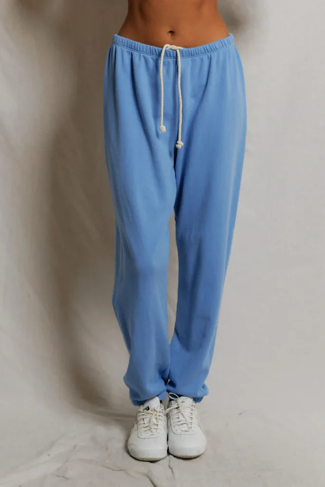 Johnny French Terry Easy Sweatpant - Pacific Blue