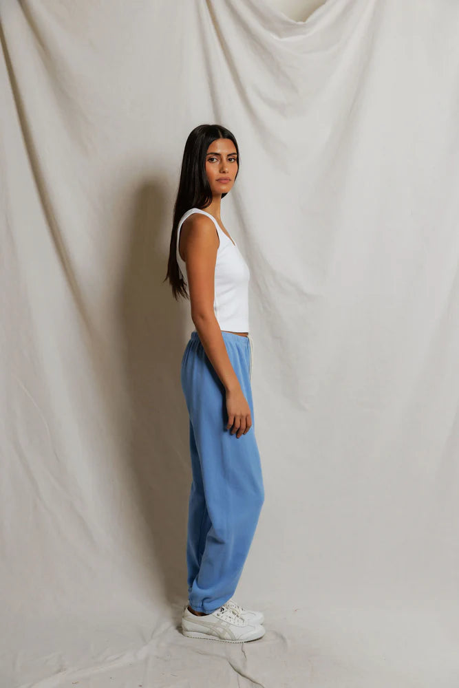 Johnny French Terry Easy Sweatpant - Pacific Blue