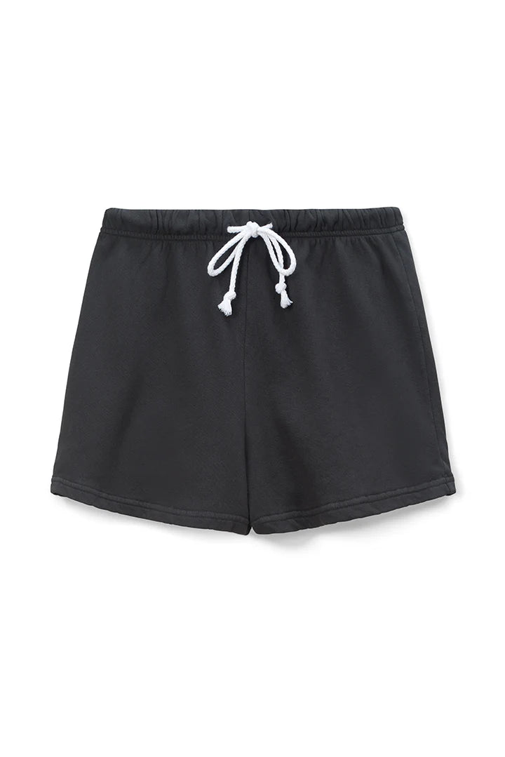 Layla French Terry Sweat Shorts - Vintange Black