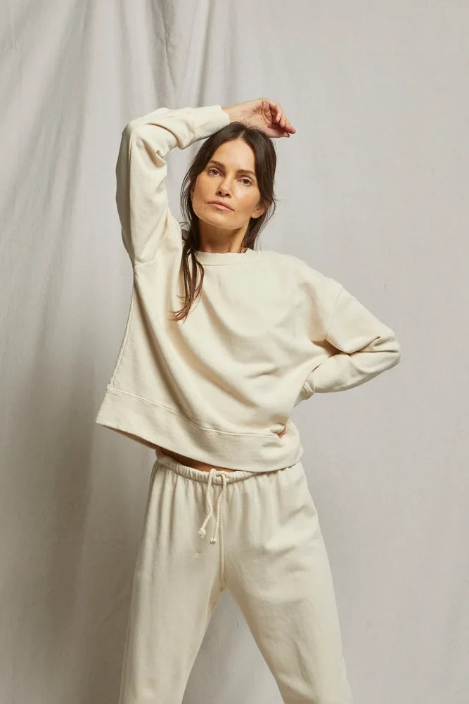 Tyler French Terry Pullover - Sugar