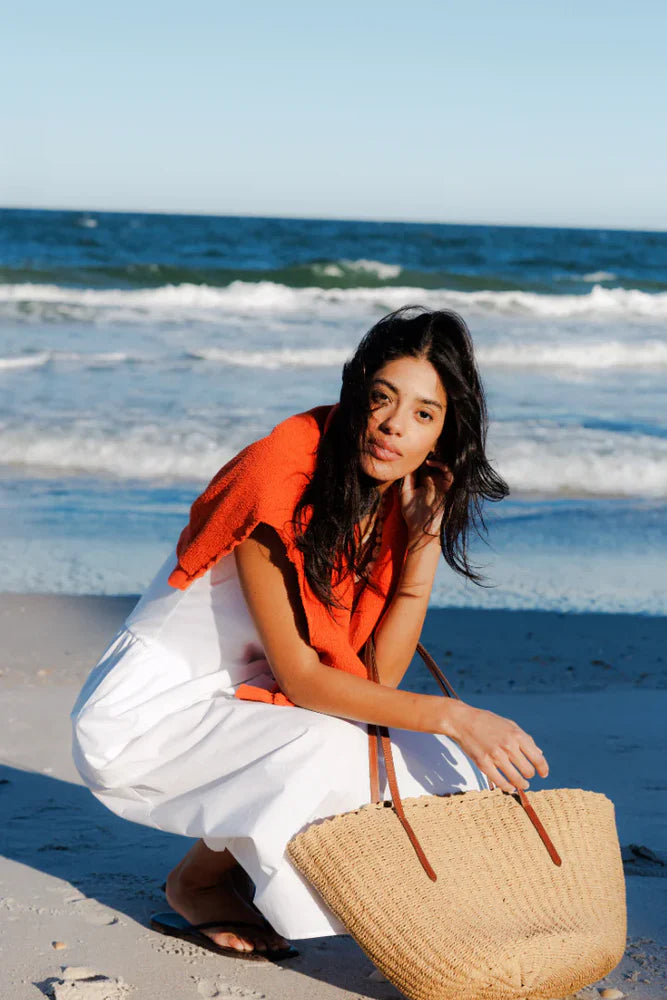 Ziggy Fleece Sweatshirt - Clementine