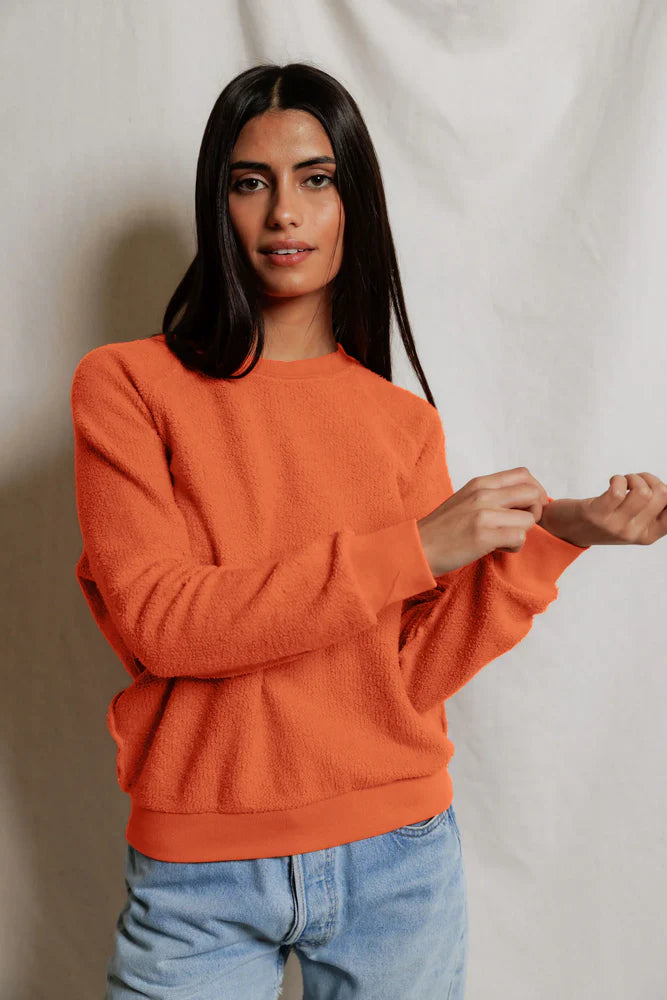 Ziggy Fleece Sweatshirt - Clementine