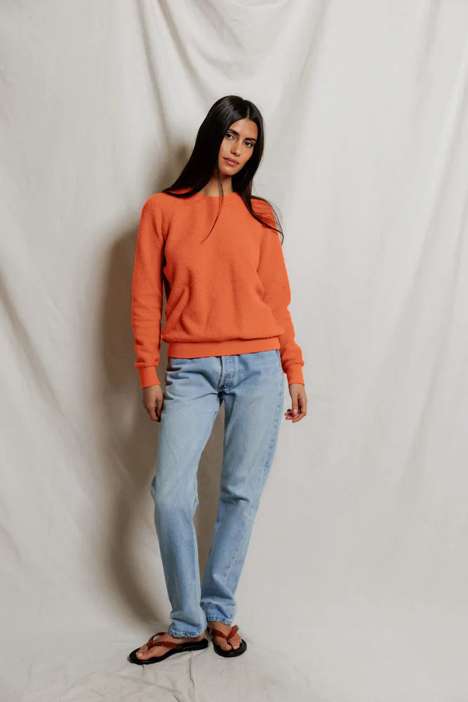 Ziggy Fleece Sweatshirt - Clementine