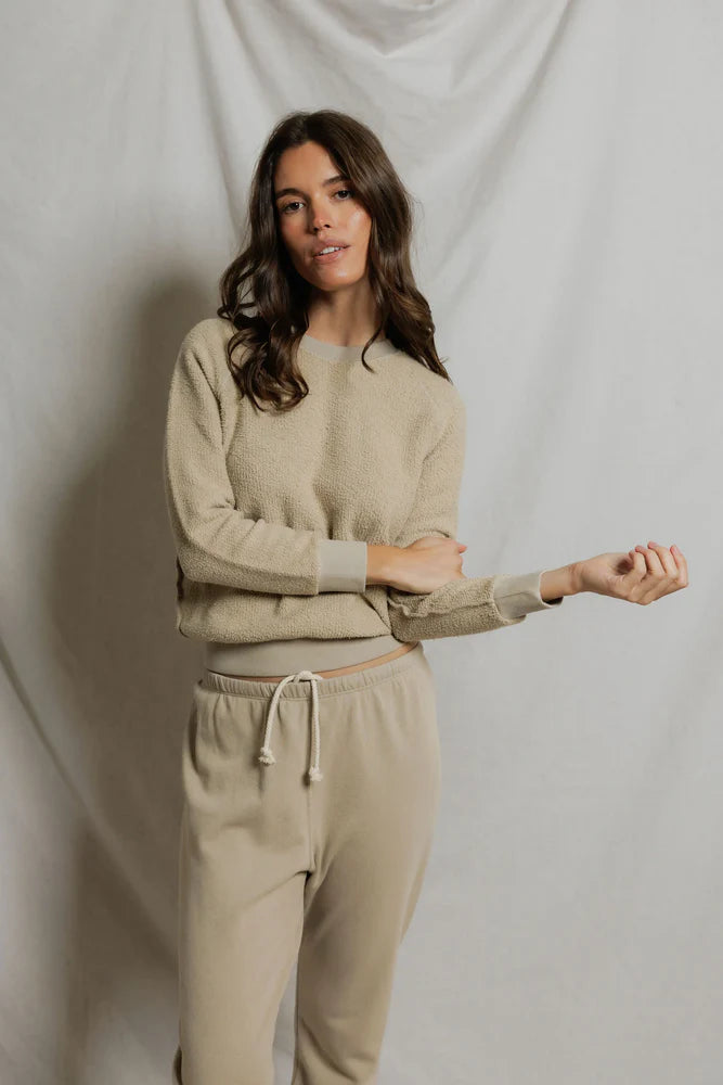 Ziggy Fleece Sweatshirt - Driftwood