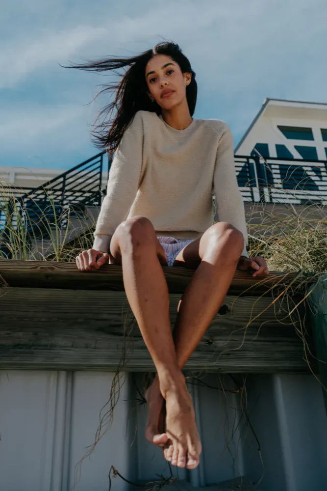Ziggy Fleece Sweatshirt - Driftwood