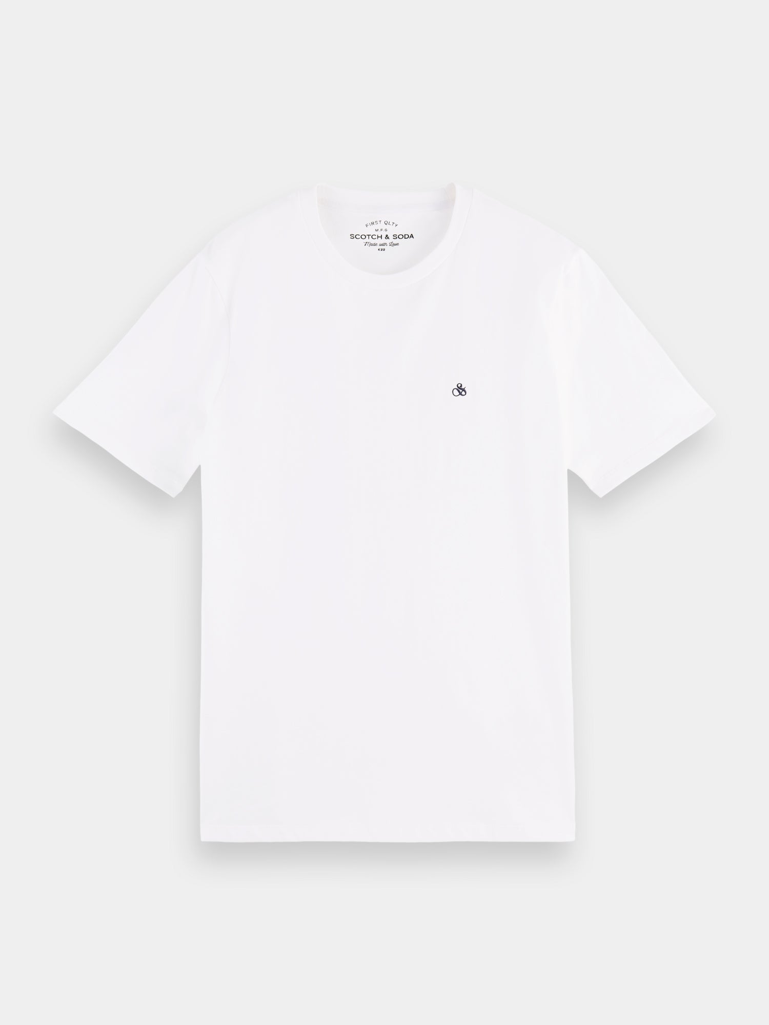 Organic cotton jersey t-shirt - White