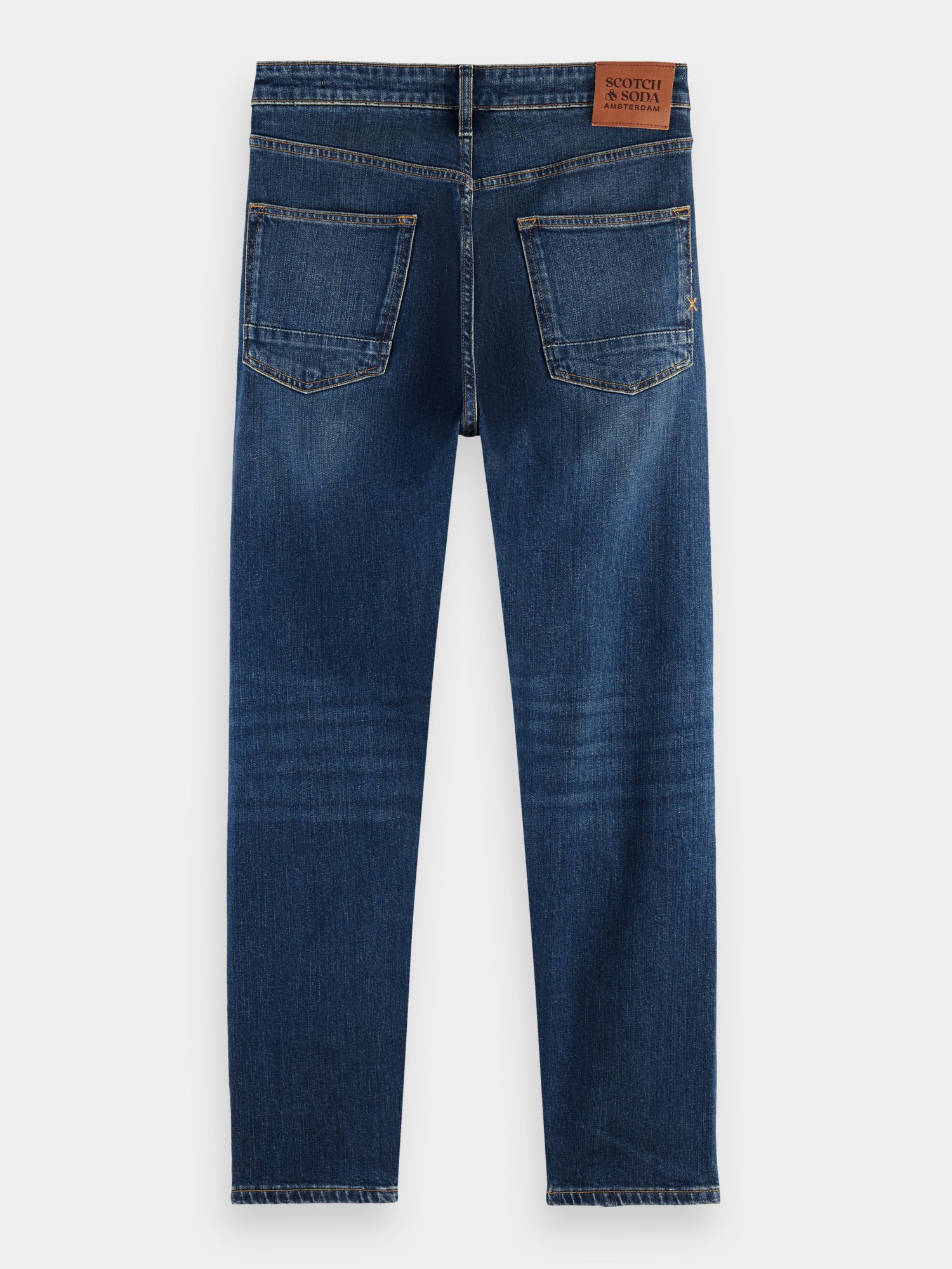 Ralston regular slim fit organic cotton jeans - Classic Blue