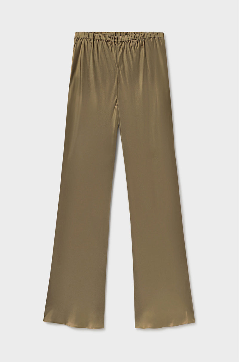 Bias Cut Pants - Kangaroo